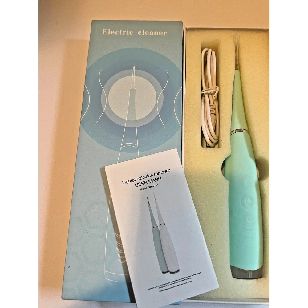 Electric Dental Calculus Remover Tool Tartar Plaque Cleaner 5 Intensity Levels‎